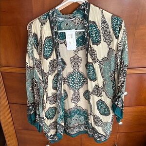 NWT Bohemian Open Front Kimono
